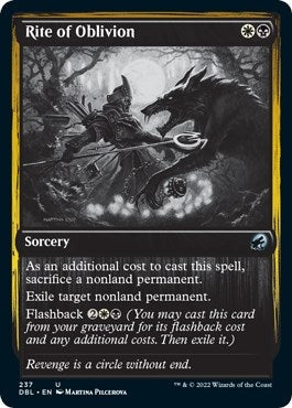 Image for Rite of Oblivion (237) [Innistrad: Double Feature] - Magic: The Gathering
