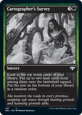 Image for Cartographer's Survey (457) [Innistrad: Double Feature] - Magic: The Gathering