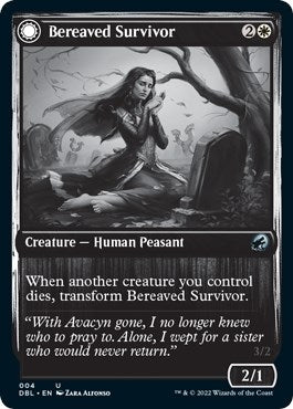 Image for Bereaved Survivor (4) [Innistrad: Double Feature] - Magic: The Gathering
