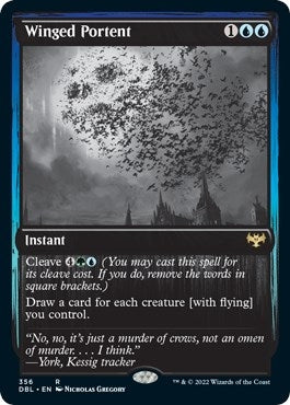 Image for Winged Portent (356) [Innistrad: Double Feature] - Magic: The Gathering