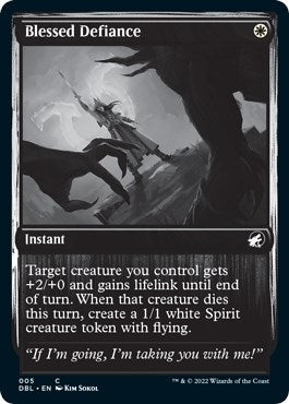 Image for Blessed Defiance (5) [Innistrad: Double Feature] - Magic: The Gathering