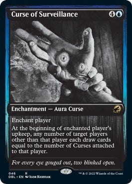 Image for Curse of Surveillance (46) [Innistrad: Double Feature] - Magic: The Gathering