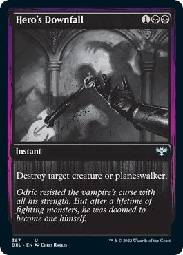 Image for Hero's Downfall (387) [Innistrad: Double Feature] - Magic: The Gathering