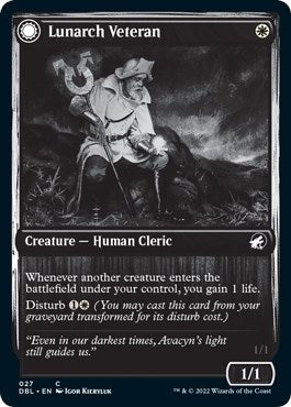 Image for Lunarch Veteran (27) [Innistrad: Double Feature] - Magic: The Gathering