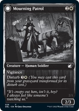 Image for Mourning Patrol (28) [Innistrad: Double Feature] - Magic: The Gathering