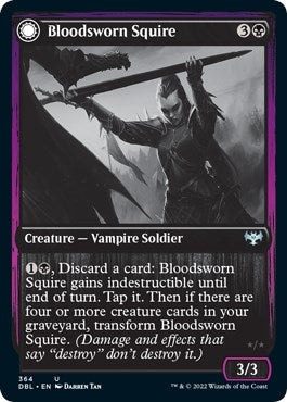 Image for Bloodsworn Squire (364) [Innistrad: Double Feature] - Magic: The Gathering
