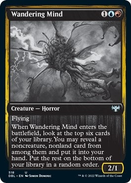 Image for Wandering Mind (518) [Innistrad: Double Feature] - Magic: The Gathering