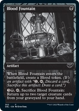 Image for Blood Fountain (362) [Innistrad: Double Feature] - Magic: The Gathering