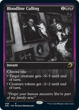 Image for Bloodline Culling (89) [Innistrad: Double Feature] - Magic: The Gathering