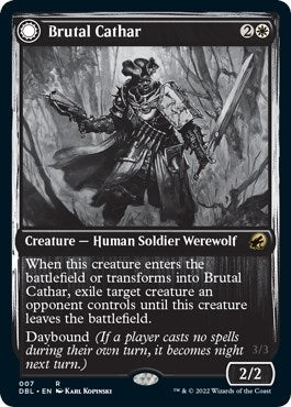 Image for Brutal Cathar (7) [Innistrad: Double Feature] - Magic: The Gathering