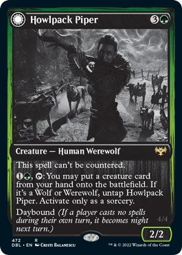 Image for Howlpack Piper (472) [Innistrad: Double Feature] - Magic: The Gathering
