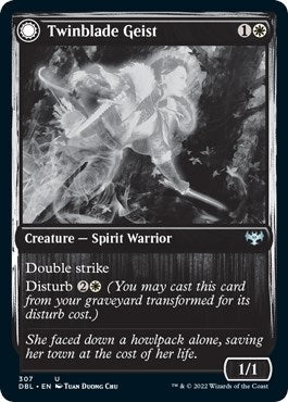Image for Twinblade Geist (307) [Innistrad: Double Feature] - Magic: The Gathering