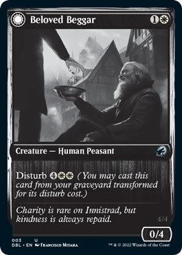 Image for Beloved Beggar (3) [Innistrad: Double Feature] - Magic: The Gathering