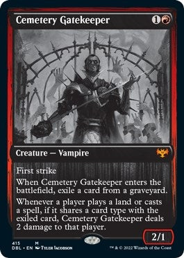 Image for Cemetery Gatekeeper (415) [Innistrad: Double Feature] - Magic: The Gathering