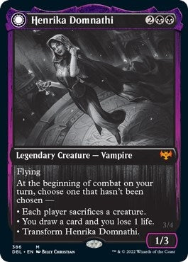Image for Henrika Domnathi (386) [Innistrad: Double Feature] - Magic: The Gathering
