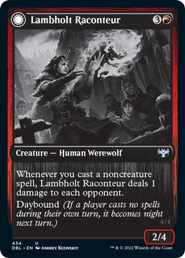 Image for Lambholt Raconteur (434) [Innistrad: Double Feature] - Magic: The Gathering