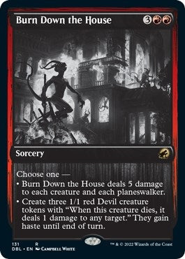 Image for Burn Down the House (131) [Innistrad: Double Feature] - Magic: The Gathering
