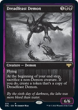 Image for Dreadfeast Demon (375) [Innistrad: Double Feature] - Magic: The Gathering