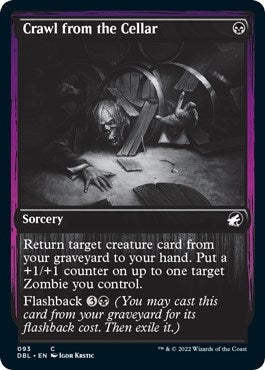 Image for Crawl from the Cellar (93) [Innistrad: Double Feature] - Magic: The Gathering
