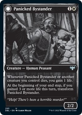 Image for Panicked Bystander (295) [Innistrad: Double Feature] - Magic: The Gathering