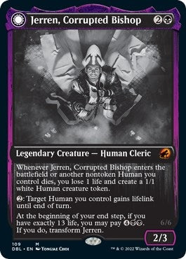 Image for Jerren, Corrupted Bishop (109) [Innistrad: Double Feature] - Magic: The Gathering