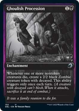 Image for Ghoulish Procession (102) [Innistrad: Double Feature] - Magic: The Gathering