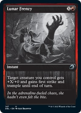 Image for Lunar Frenzy (147) [Innistrad: Double Feature] - Magic: The Gathering