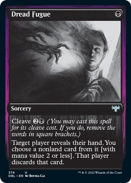 Image for Dread Fugue (374) [Innistrad: Double Feature] - Magic: The Gathering