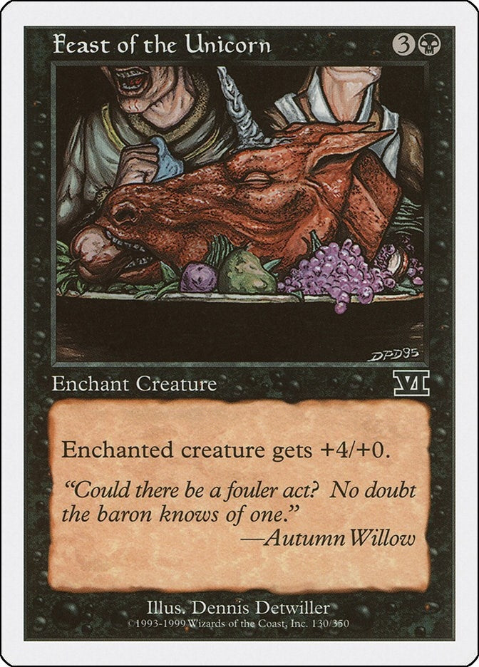 Image for Feast of the Unicorn (130) [Classic Sixth Edition] - Magic: The Gathering