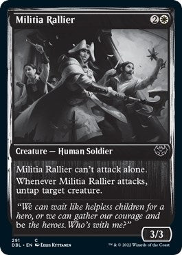 Image for Militia Rallier (291) [Innistrad: Double Feature] - Magic: The Gathering