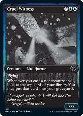 Image for Cruel Witness (322) [Innistrad: Double Feature] - Magic: The Gathering