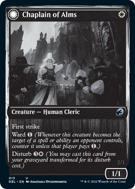 Image for Chaplain of Alms (13) [Innistrad: Double Feature] - Magic: The Gathering