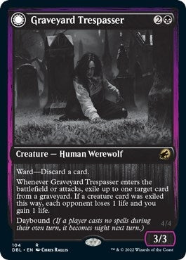 Image for Graveyard Trespasser (104) [Innistrad: Double Feature] - Magic: The Gathering