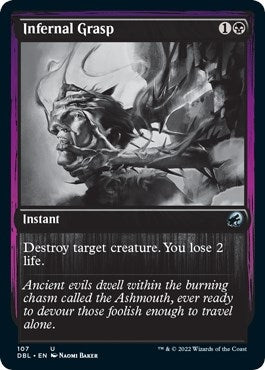 Image for Infernal Grasp (107) [Innistrad: Double Feature] - Magic: The Gathering