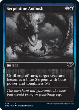 Image for Serpentine Ambush (344) [Innistrad: Double Feature] - Magic: The Gathering