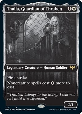 Image for Thalia, Guardian of Thraben (305) [Innistrad: Double Feature] - Magic: The Gathering