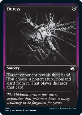 Image for Duress (98) [Innistrad: Double Feature] - Magic: The Gathering