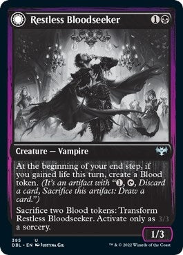 Image for Restless Bloodseeker (395) [Innistrad: Double Feature] - Magic: The Gathering