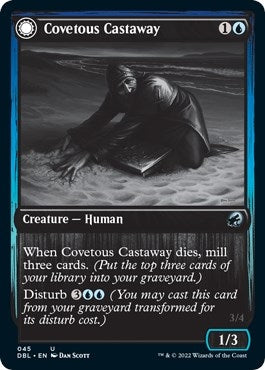 Image for Covetous Castaway (45) [Innistrad: Double Feature] - Magic: The Gathering