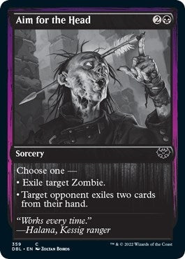 Image for Aim for the Head (359) [Innistrad: Double Feature] - Magic: The Gathering
