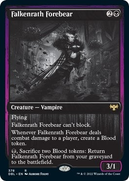 Image for Falkenrath Forebear (378) [Innistrad: Double Feature] - Magic: The Gathering