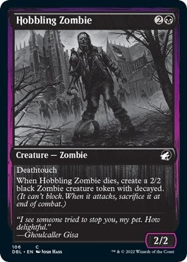 Image for Hobbling Zombie (106) [Innistrad: Double Feature] - Magic: The Gathering