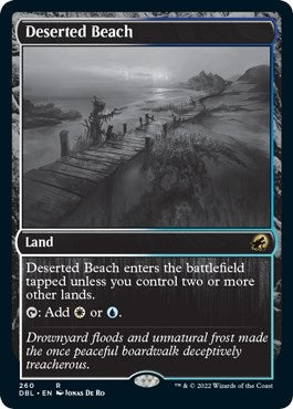 Image for Deserted Beach (260) [Innistrad: Double Feature] - Magic: The Gathering
