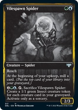 Image for Vilespawn Spider (517) [Innistrad: Double Feature] - Magic: The Gathering