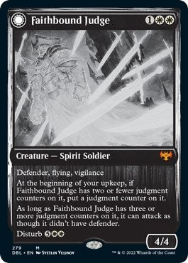 Image for Faithbound Judge (279) [Innistrad: Double Feature] - Magic: The Gathering
