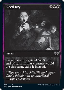 Image for Bleed Dry (361) [Innistrad: Double Feature] - Magic: The Gathering