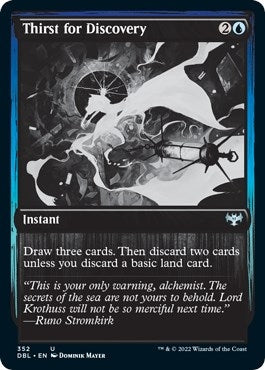 Image for Thirst for Discovery (352) [Innistrad: Double Feature] - Magic: The Gathering