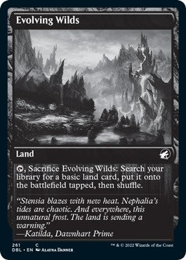 Image for Evolving Wilds (261) (261) [Innistrad: Double Feature] - Magic: The Gathering