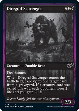 Image for Diregraf Scavenger (372) [Innistrad: Double Feature] - Magic: The Gathering