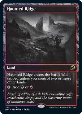 Image for Haunted Ridge (263) [Innistrad: Double Feature] - Magic: The Gathering